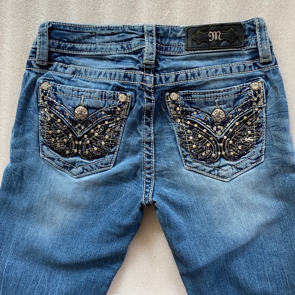 Miss Me Denim - Miss Me Women's Mid-Rise Bootcut Jeans Size 24 Inseam 31"